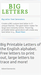 Mobile Screenshot of bigletters.org